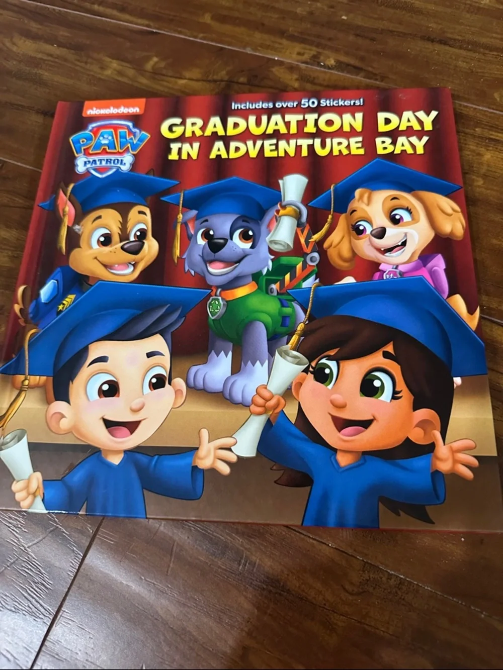 Paw Patrol Book Bundle 5 Minute Stories Graduation Day TY Everest + Rocky Figure